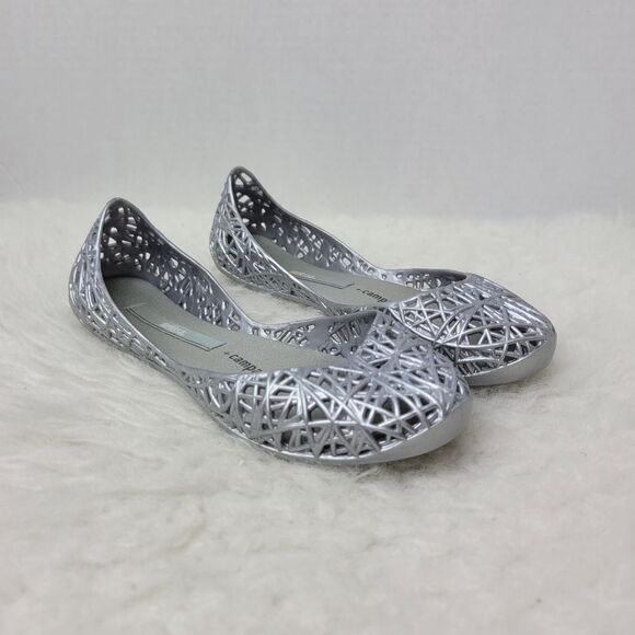 Campana Zig Zag Iv Inf 06458 Silver Kids Shoes Size 13 - Picture 1 of 8